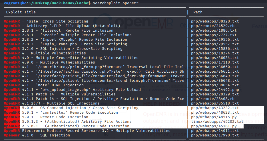 Openemr Sql Injection